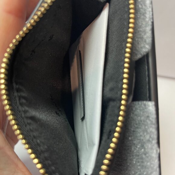 Kate Spade Madison Compact  L-Zip Wallet - Black - NWT - Picture 4 of 6